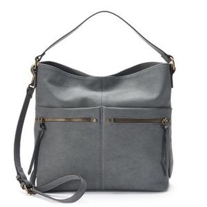 SONOMA GOODS FOR LIFE Sondra Dual Zip Hobo Bag